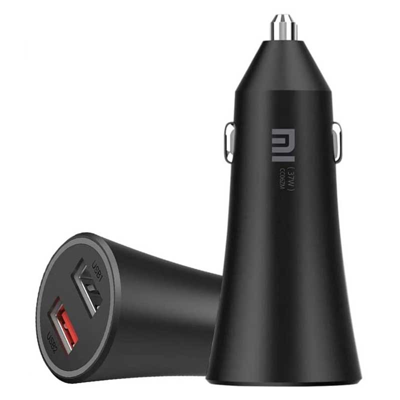 شارژر فندکی شیائومی مدل Mi 37w dual-port car charger 
